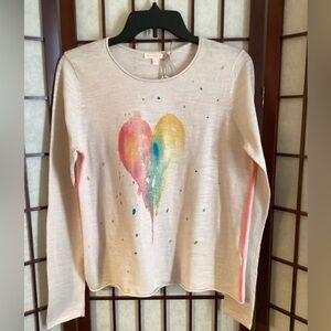 Lisa Todd watercolor graphic tee.